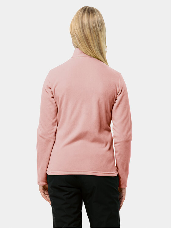 Jack Wolfskin Jack Wolfskin Fleecová mikina Taunus Fz 1711391 Růžová Regular Fit