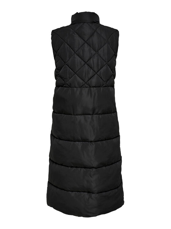 ONLY ONLY Bezrękawnik 15238994 Czarny Regular Fit