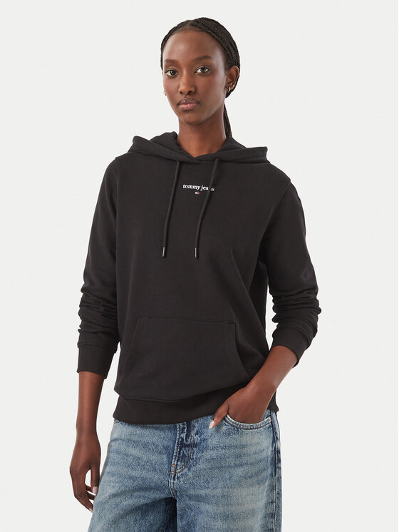 Tommy Jeans Tommy Jeans Суитшърт Classic Logo DW0DW23537 Черен Regular Fit