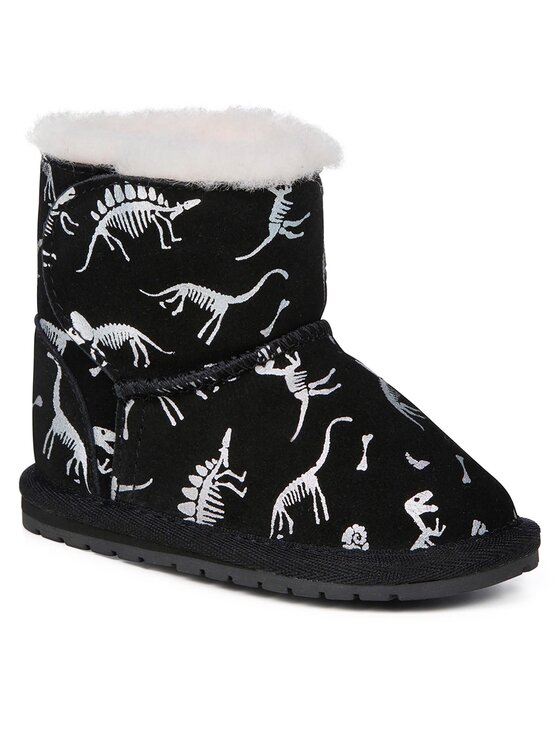 EMU Australia EMU Australia Cizme de zăpadă Toddle Reflective Dino B12966 Negru