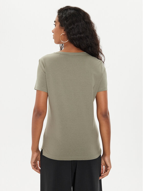 Guess Guess T-särk W1YI1B I3Z14 Roheline Regular Fit