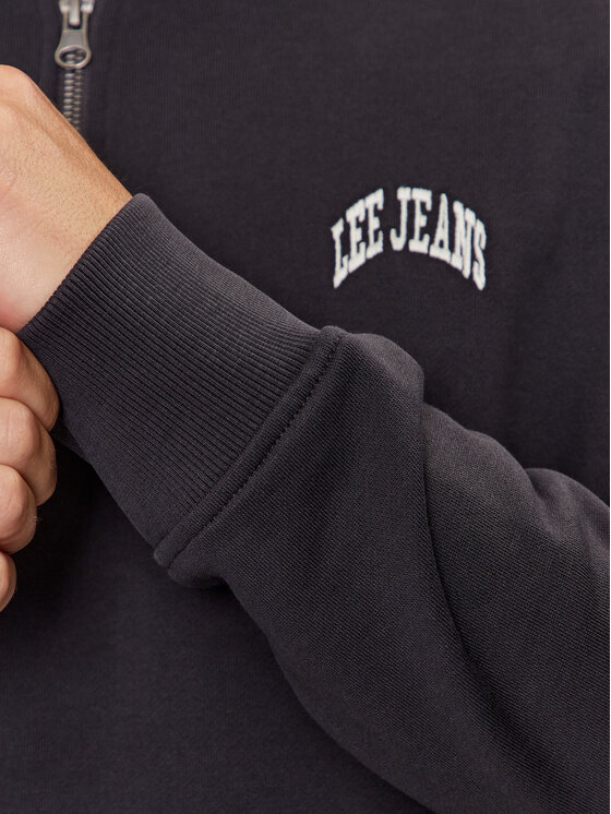 Lee Lee Πουλόβερ 112341671 Μαύρο Relaxed Fit