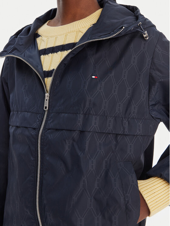 Tommy Hilfiger Tommy Hilfiger Kurtka przejściowa WW0WW48001 Granatowy Regular Fit