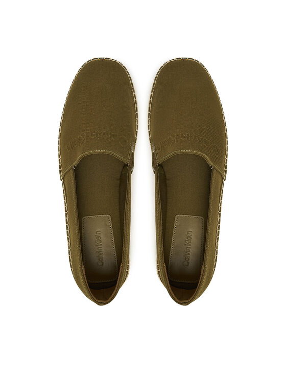 Calvin Klein Calvin Klein Espadryle Espadrille Cv Logo HM0HM01808 Khaki