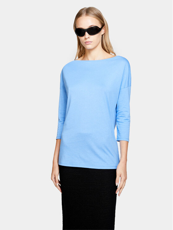 Sisley Sisley Blusa 3QU4L12EE Blu Regular Fit