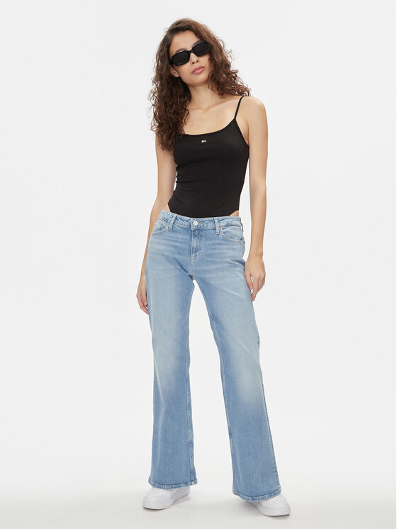 Tommy Jeans Tommy Jeans Body Essential DW0DW17993 Negru Slim Fit