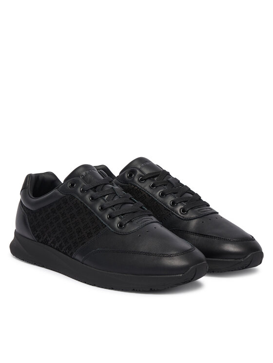 Tommy Hilfiger Tommy Hilfiger Αθλητικά Elevated Th Mono Mix Runner FM0FM06015 Μαύρο