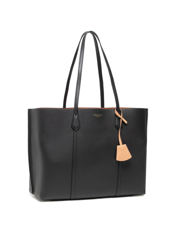 Geantă Tory Burch Perry Triple-Compartment Tote 81932 Black 001