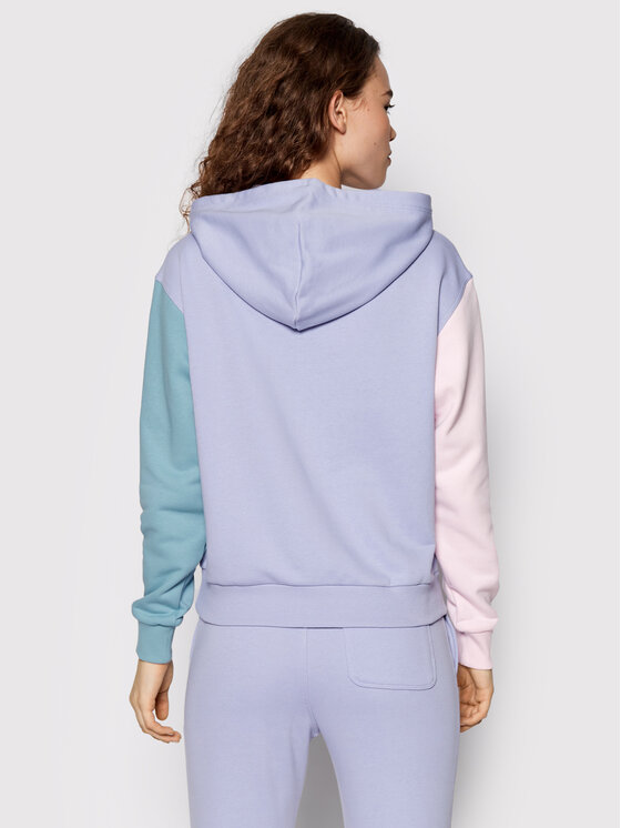 Converse Felpa Colorblocked 10023397 A02 Viola Classic Fit Modivo