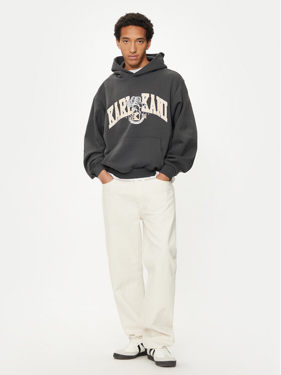Karl Kani Karl Kani Felpa Eagle Print 60210115 Grigio Regular Fit