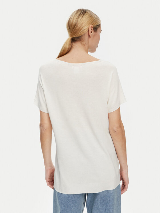 Kontatto Kontatto Bluse 3M0514C Écru Regular Fit