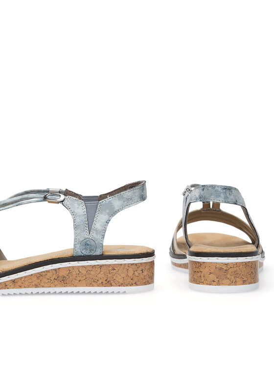 Rieker Rieker Sandalen V36G4-40 Blau