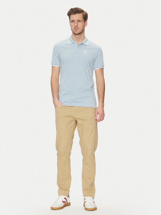 Blend Blend Polo 20708180 Celeste Regular Fit