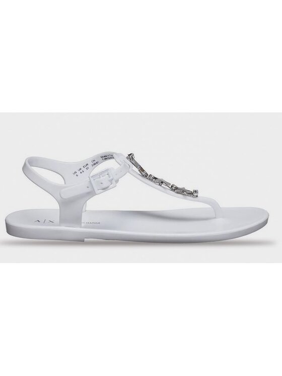 Armani Exchange Armani Exchange Sandały XDQ005 XV147 00001 Biały