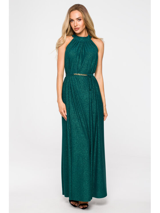 Made of Emotion Made of Emotion Abito da sera M721 Verde Premium Fit