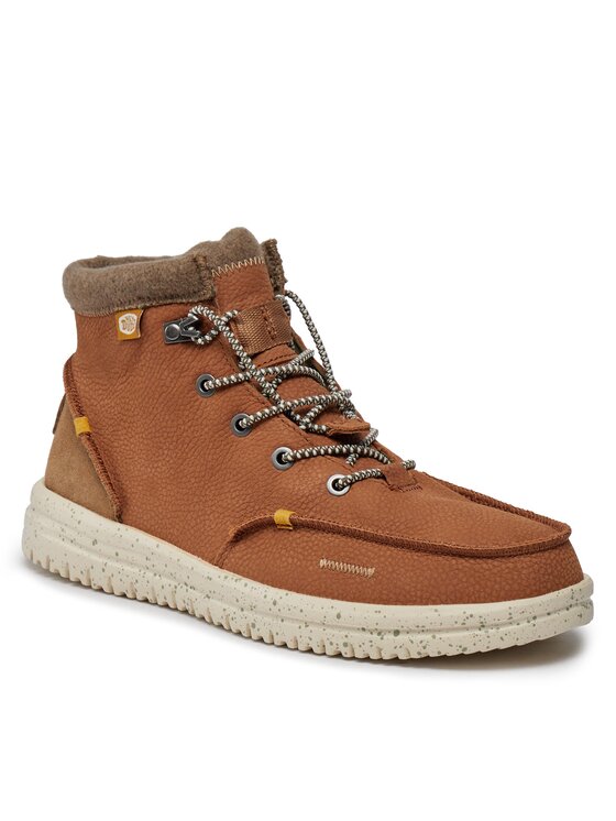 Hey Dude Hey Dude Šnurovacia obuv Bradley Boot Leather 40189-21N Hnedá