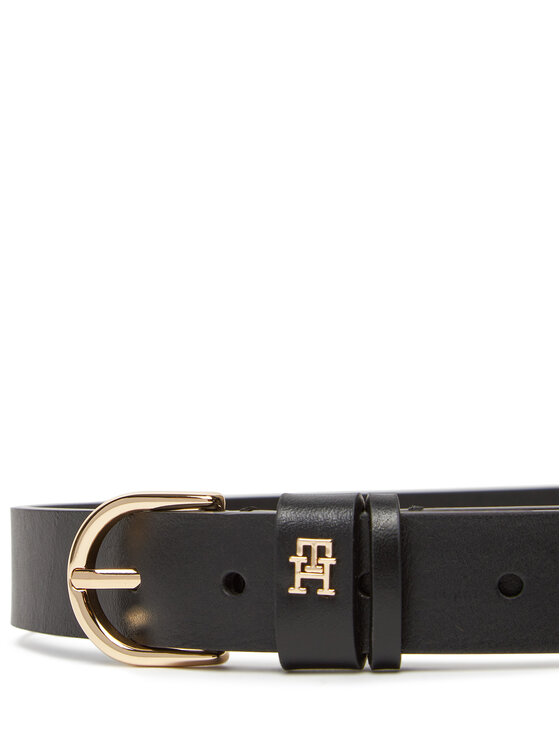 Tommy Hilfiger Tommy Hilfiger Pasek Damski Essential Effortless 2.5 Go AW0AW16836 Czarny