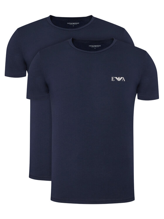 Emporio Armani Underwear Emporio Armani Underwear 2 marškinėlių komplektas EM001849 AF14131 MB143 Tamsiai mėlyna Fitted Fit