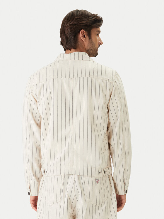 Guess Jeans Guess Jeans Jeans jakna M6GN70 D7961 Bež Regular Fit