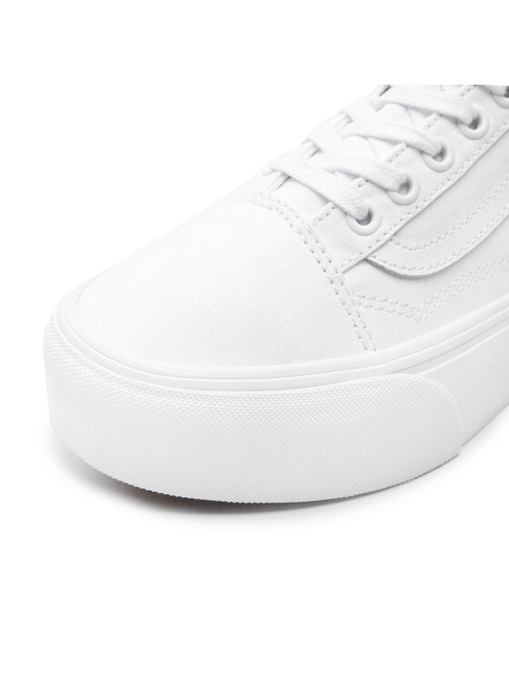 Vans pure white top