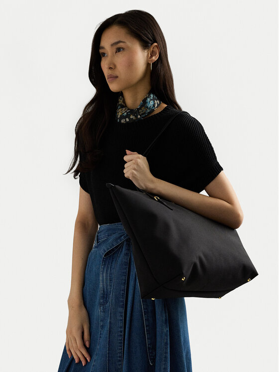LAUREN RALPH LAUREN Lauren Ralph Lauren Ročna torba Keaton 31 431950007002 Črna