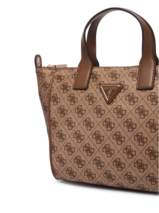 Guess Guess Дамска чанта Adrian Logo Travel TWNB21 68019 Кафяв