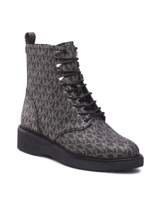 MICHAEL Michael Kors MICHAEL Michael Kors Kotníková obuv Haskell Bootie 40F2HSFE5B Černá