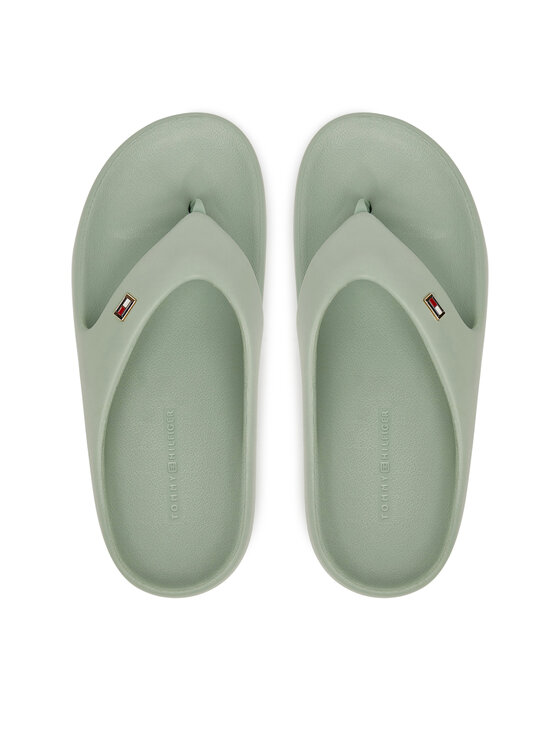 Tommy Hilfiger Tommy Hilfiger Japonki Th Comfort Beach Sandal FW0FW08522 Turkusowy