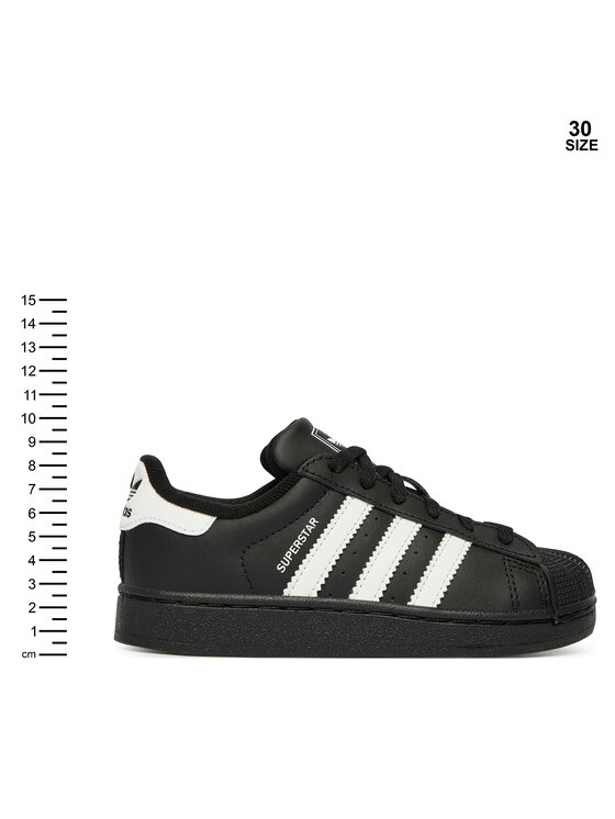 adidas adidas Снікерcи Superstar II C JH9981 Чорний