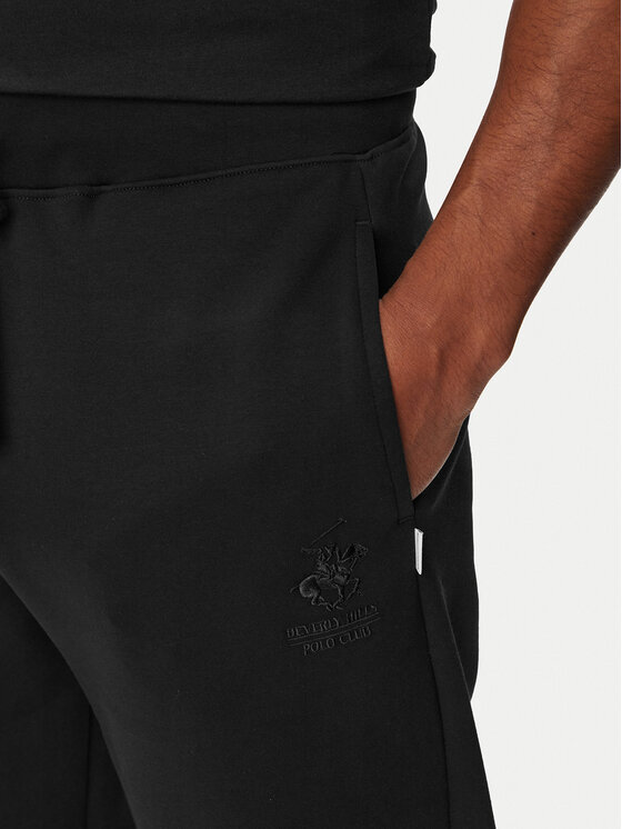 Beverly Hills Polo Club Beverly Hills Polo Club Долнище анцуг M6340B Черен Regular Fit