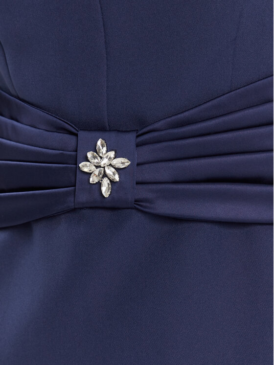 Rinascimento Rinascimento Coctailkleid CFC0125073003 Dunkelblau Slim Fit