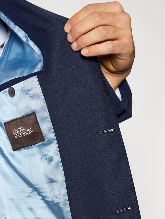 Oscar Jacobson Oscar Jacobson Anzug Faron 2179 5674 Dunkelblau Slim Fit