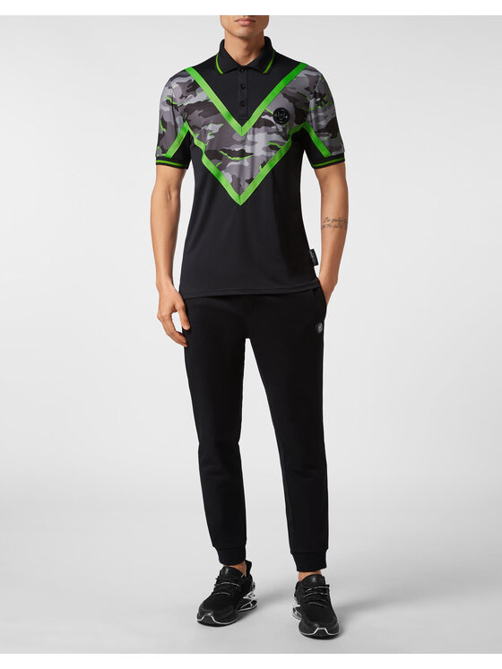 Plein Sport Plein Sport T-Shirt 3233 Czarny Regular Fit