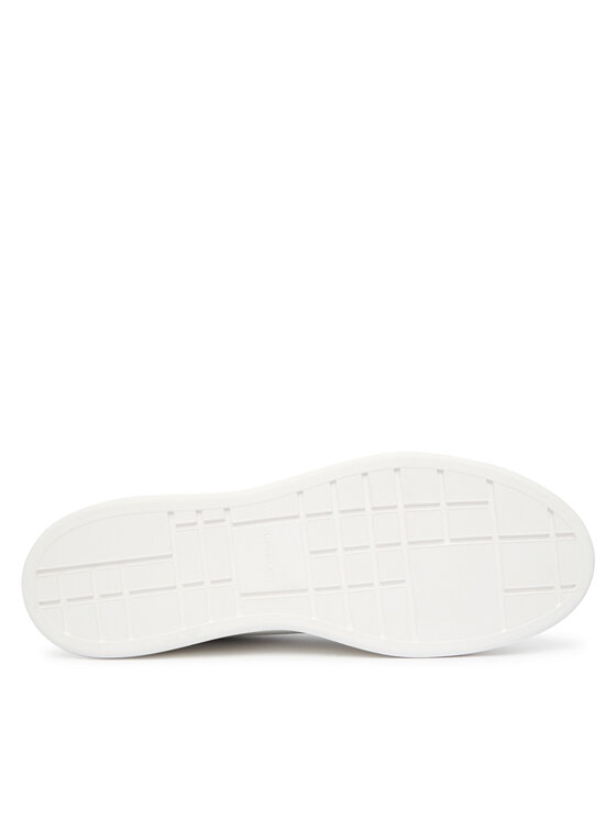 Calvin Klein Calvin Klein Laisvalaikio batai Basket Cups Oxf Lup Hf Lth YM0YM01452 Balta