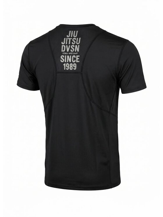 PITBULL PITBULL Koszulka techniczna JIU JITSU Czarny Regular Fit