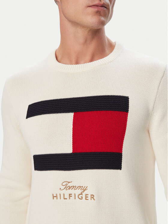 Tommy Hilfiger Tommy Hilfiger Pullover MW0MW44816 Creme Regular Fit