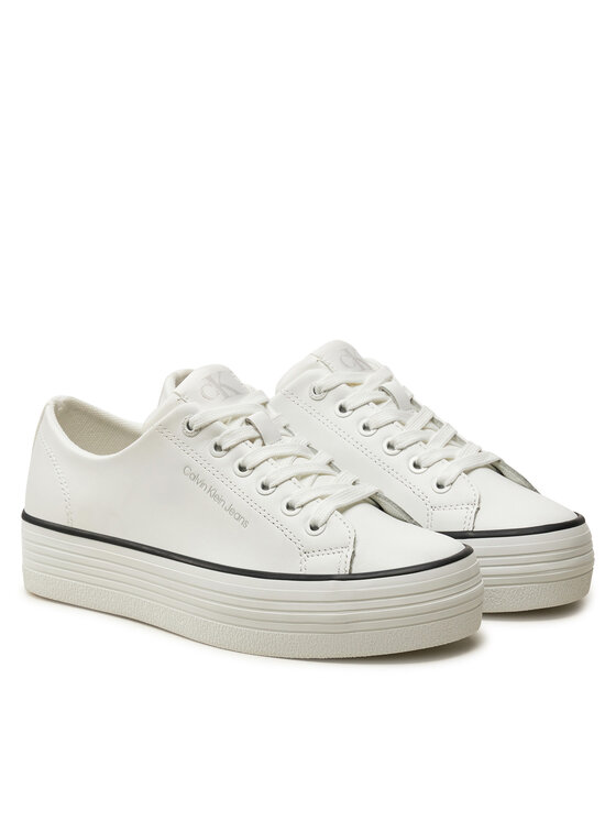 Calvin Klein Jeans Calvin Klein Jeans Tenisenes Bold Vulc Flatf Low Lth In YW0YW01633 Balts