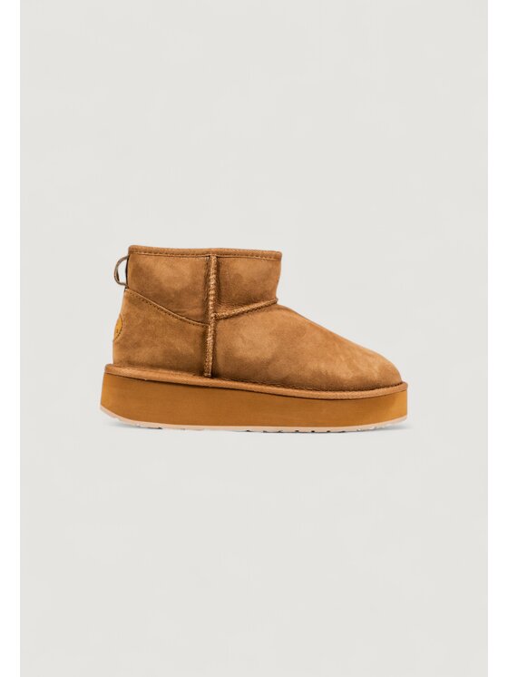 EMU Australia EMU Australia Botki Stinger Micro Flatform 2.0 Beżowy