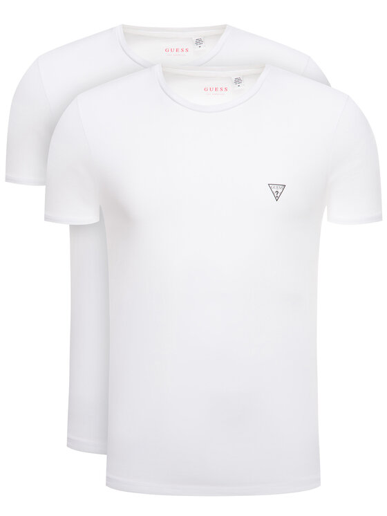 Guess Guess Komplet 2 t-shirtów Hero U97G02 JR003 Biały Slim Fit