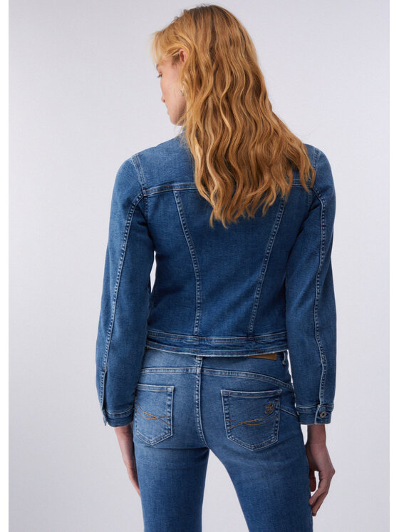 Liu Jo Liu Jo Kurtka jeansowa UA6176DS05778998 Błękitny Regular Fit
