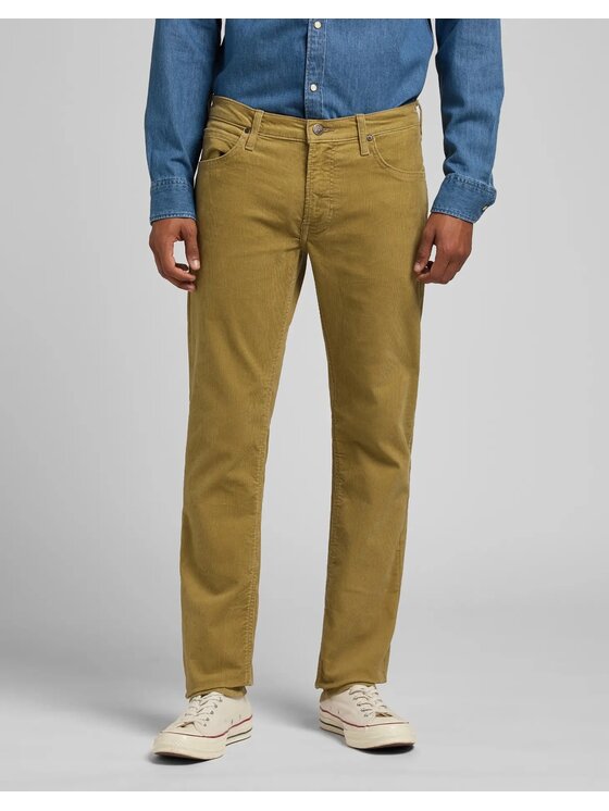 Lee Lee Jeans DAREN ZIP FLY Marrone Straight Fit