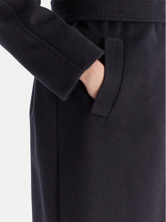 Weekend Max Mara Weekend Max Mara Palton de lână Tempera 2525016082 Bleumarin Regular Fit