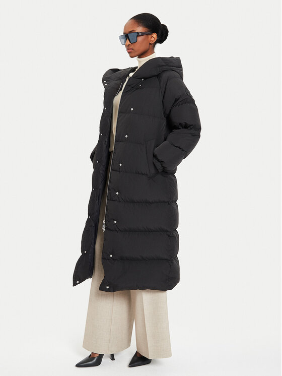 Marella Marella Пухено яке Razzia 2423496044 Черен Regular Fit