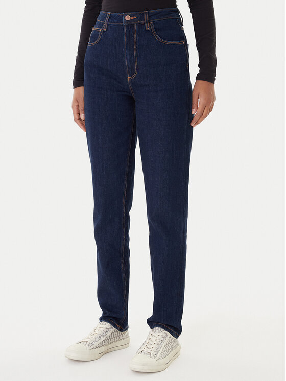 Guess Guess Farmer W2YA21 D4NH4 Sötétkék Tapered Leg