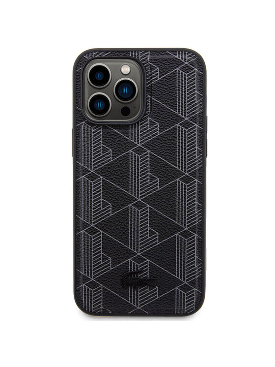 Lacoste Lacoste Etui na telefon iPhone 15 Pro Max Czarny