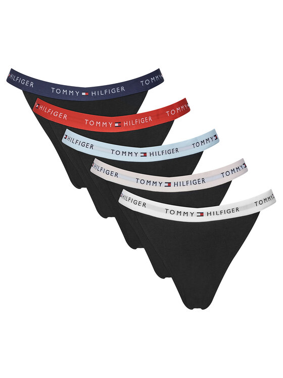 Tommy Hilfiger Tommy Hilfiger Set tanga gaćica﻿ UW0UW06519 Šarena
