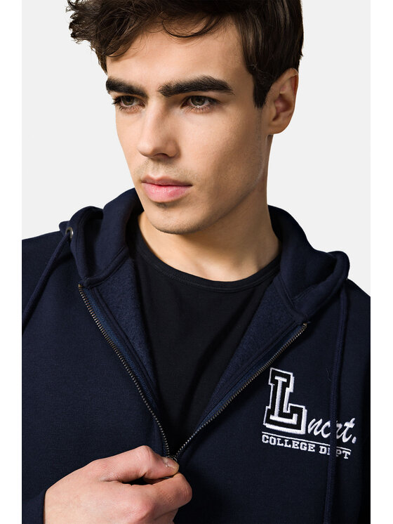 Lancerto Lancerto Bluza Hutt BL073222000004 Granatowy Regular Fit
