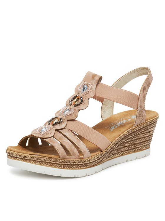 Rieker Rieker Sandalen 619B2-31 Rosa