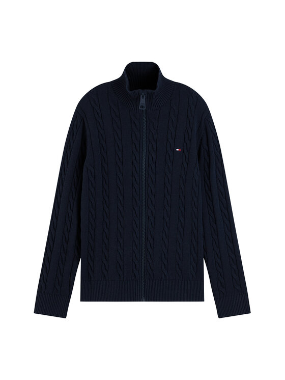 Tommy Hilfiger Tommy Hilfiger Kardigan KB0KB10625 Tmavomodrá Regular Fit