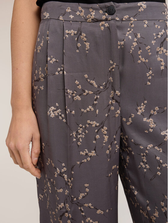 Motivi Motivi Pantaloni di tessuto P02TQ004663N0S3 Grigio Over Fit